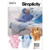 Simplicity Pattern S9674 RAG QUILT BY LONGIA MILLER- Size OS (ONE SIZE) -Clothing Fabrics Shop s9674 main